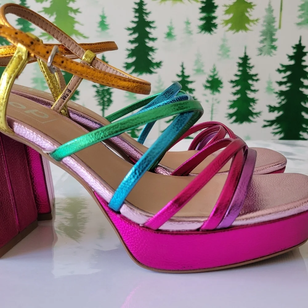 New Pop Kallie Heeled Sandal. - Picture 4 of 9